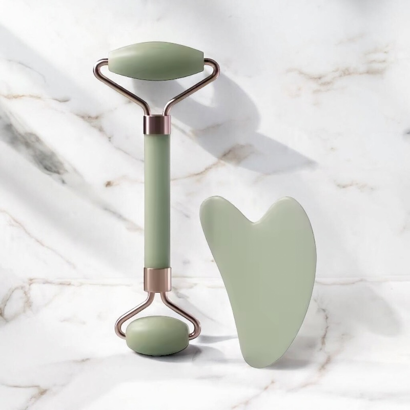 Gua-Sha et Rouleau Visage - Haelum Beauty